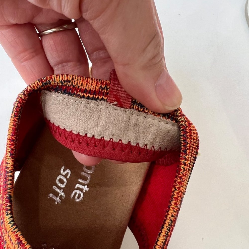 Remonte Jocelyn knit sandals in coral, Size 38 - Picture 8 of 11
